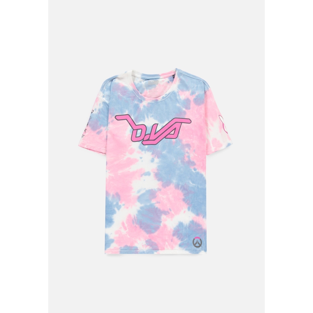 Overwatch - D.Va Tie Dye T-shirt Femme - Multicolore